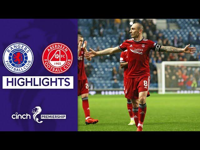 Rangers 2-2 Aberdeen | Scott Brown Scores & Late Tavernier Penalty! | cinch Premiership