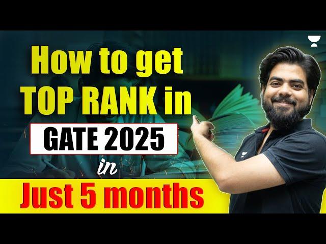 How to get TOP RANK in GATE 2025 in 5 months | Vishal Soni