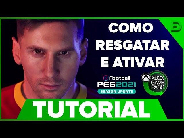 PES 2021 — COMO RESGATAR E JOGAR DIRETO DO GAMEPASS