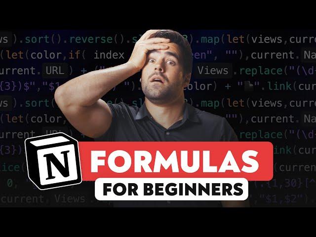 Notion Formulas for Absolute Beginners