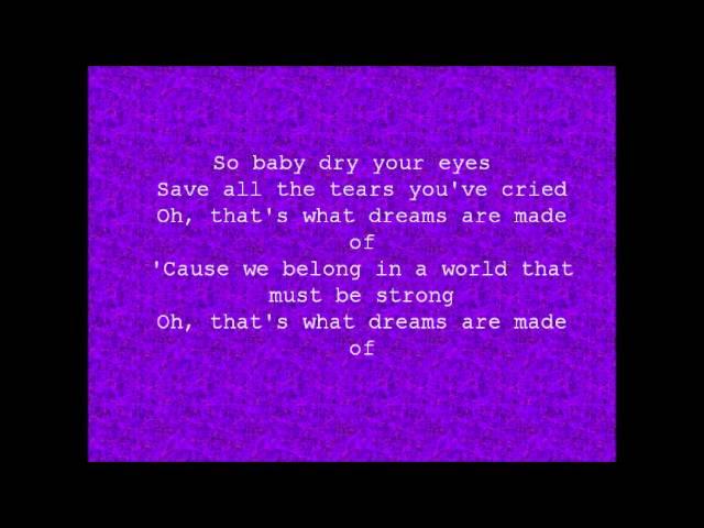 Dreams - Van Halen - Lyric Video