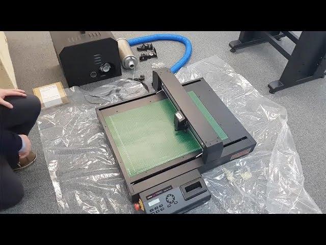 Assembling the ColorCut FB600 Flatbed cutter