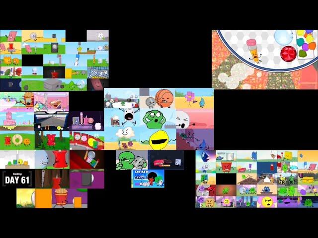 (+BFDIA 13) All BFDI Episodes Played At The Same Time, Synced To The Intro