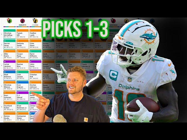 The Best 2024 Fantasy Football Draft Strategy (Picks 1, 2 & 3)