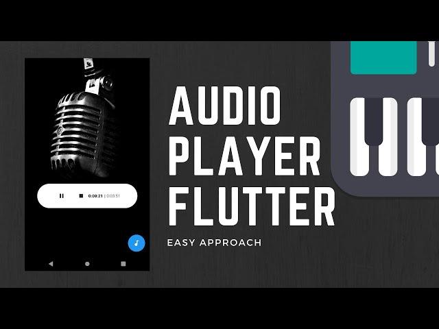 Audio Player application with Functionality using Flutter