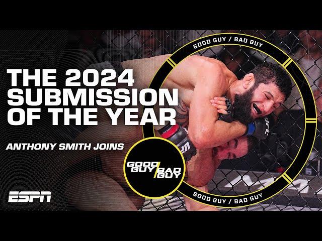 Good Guy / Bad Guy's Submission of the Year Award with Anthony Smith 