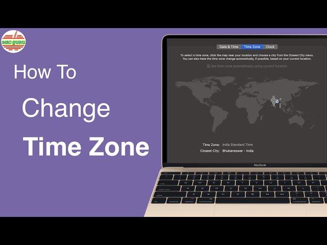 How To Change Time Zone on Mac OS