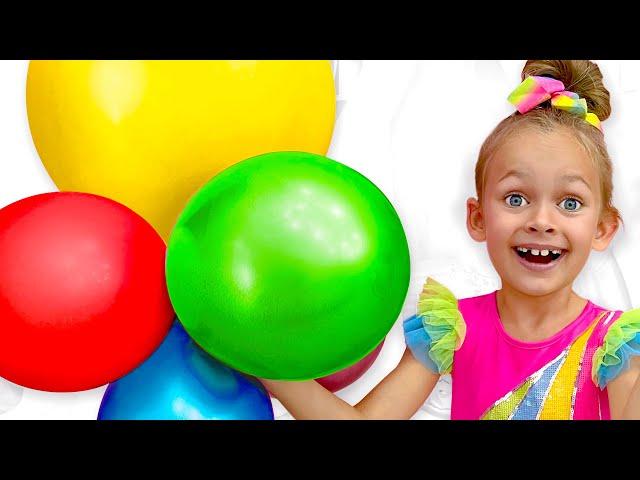 Balloon Song + More Nursery Rhymes & Kids Songs | Maya and Mary