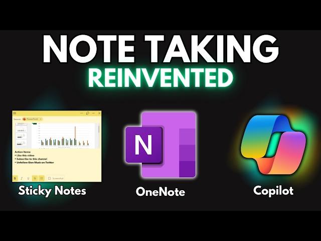 Sticky Notes & AI: Note taking has forever changed (take better notes) ️