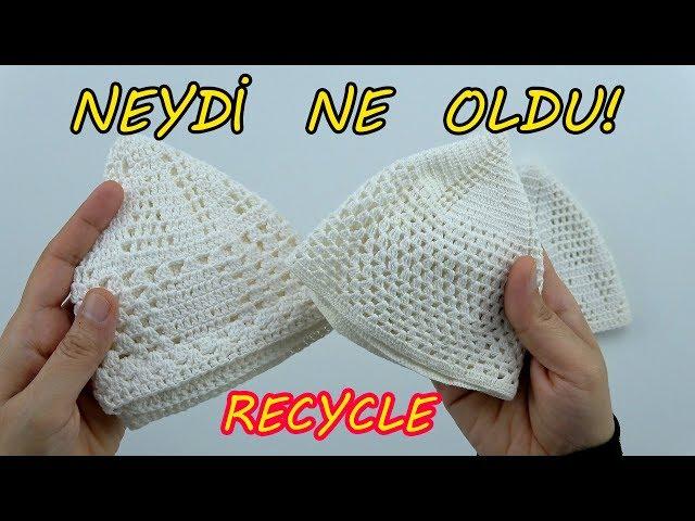 EN İNANILMAZ ve SÜPER GERİ DÖNÜŞÜM! (Eski Takkelerden Sepet Yapımı) / Recycle / DIY / Idea