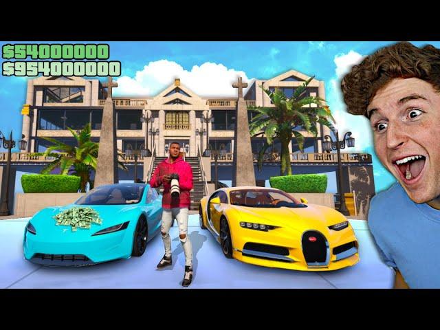 Playing GTA 5 As The RICHEST YouTuber.. (Mods)