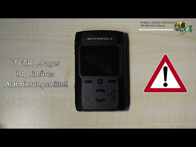 Bedienung - Tetra Pager - Motorola ADVISOR™ TPG2200