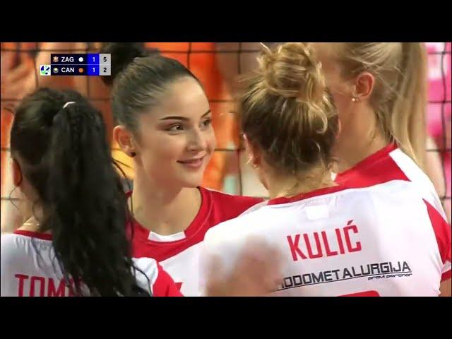 The Best of Klara Peric in HAOK Mladost Zagreb Croatia Volleyball League