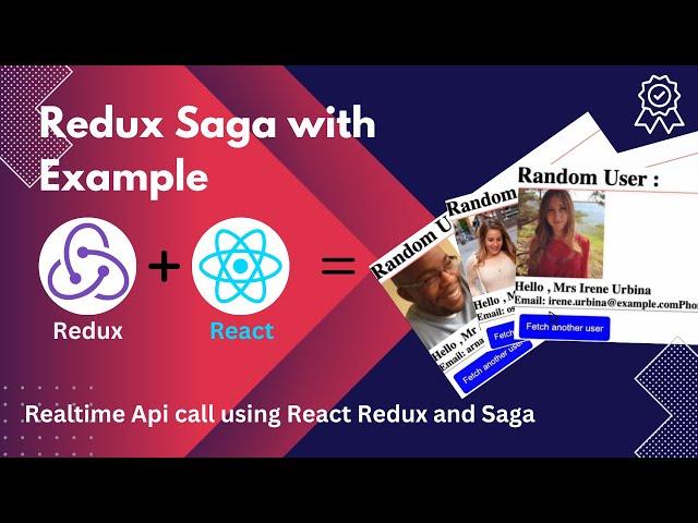 React Redux with Asynchronous Operations using Saga | Realtime API call using React Redux and Saga 