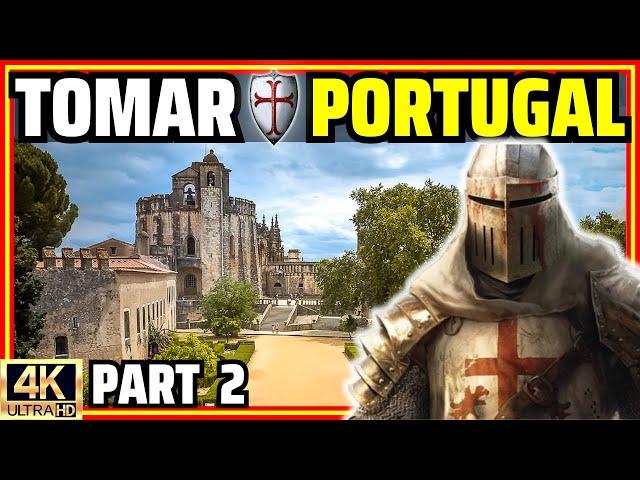 Tomar, Portugal: The Amazing Knights Templar Castle & Convent! (Part 2) [4K]