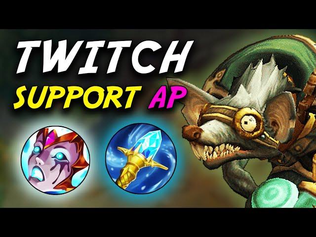 ¡¡TWITCH AP SUPPORT ES UN INCORDIO PARA LOS RIVALES EN WILD RIFT!!