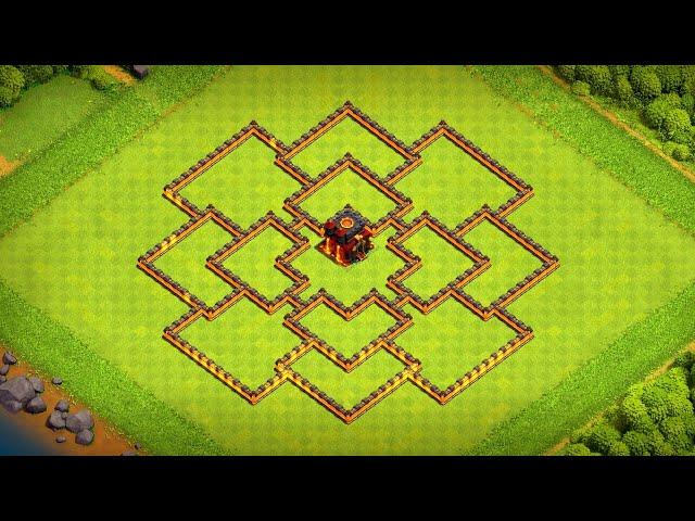 ЛУЧШАЯ База для 10 ТХ 2023 с ссылки! Ратуша 10 ГИБРИД/ТРОФЕЙ База - clash of clans