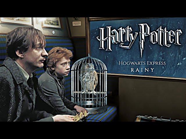 The Hogwarts Express | Train Ride + Rain ◈ Harry Potter Prisoner of Azkaban inspired ASMR Ambience