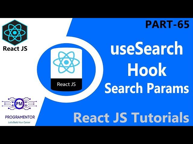 65 | Search Params In React | useSearchParams Hook | React JS | Query String In React (Hindi/Urdu)