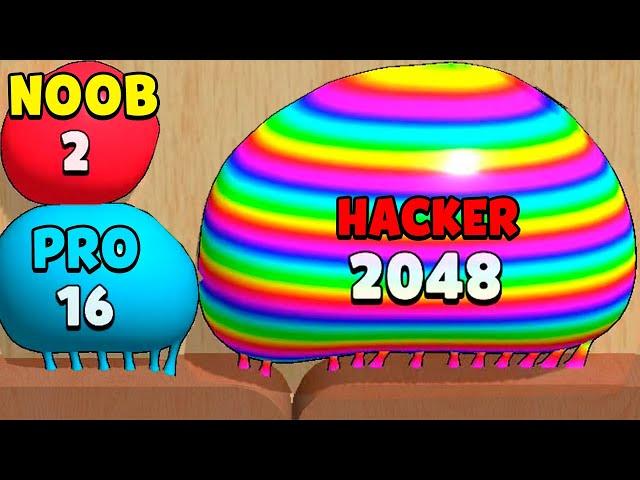 NOOB vs PRO vs HACKER - Blob Merge 3D