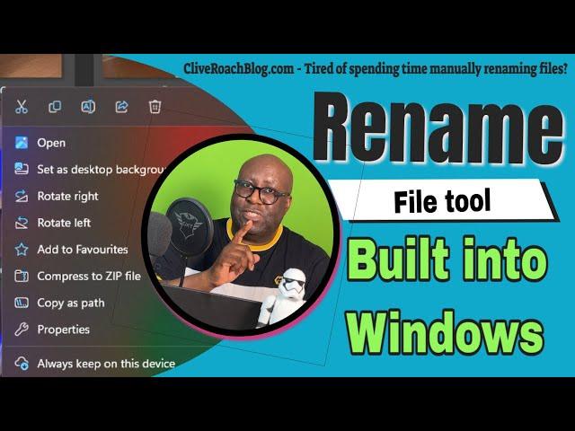 Batch Rename Tool Built Into Windows