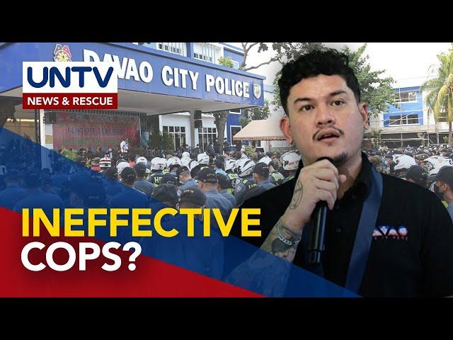 Mayor Baste Duterte questions recent mass relief of 19 police officials in Davao City