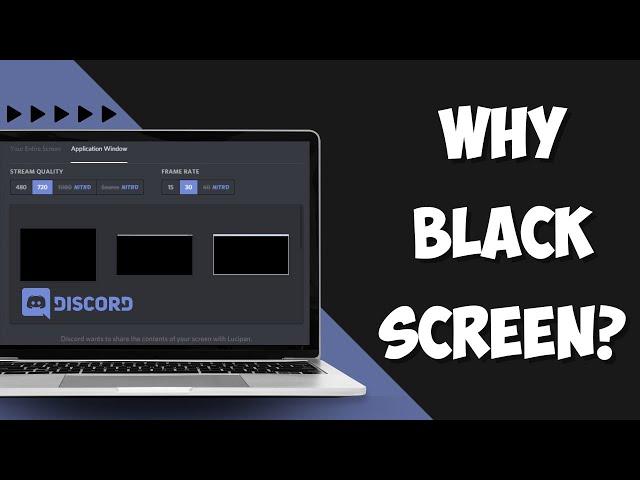 Black screen while screen sharing on Discord FIX