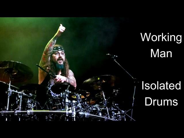 Mike Portnoy Working Man Isolated Drums