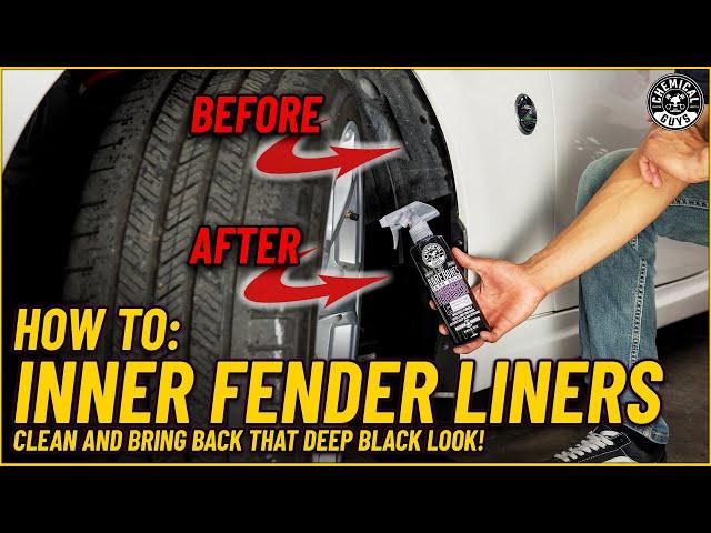 How To Restore Dull Faded Fender Liners To Their Deep Black Glory! - Chemical Guys