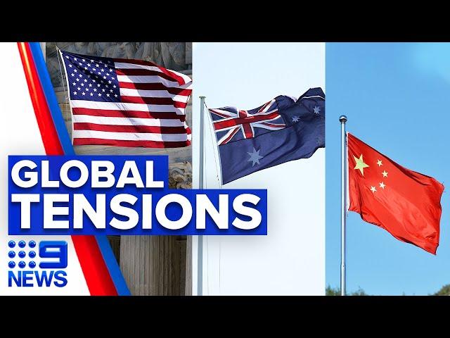 Australia dragged in political tensions between US and China | 9 News Australia