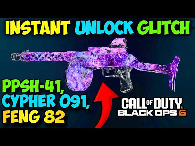 BO6 GLITCH: INSTANTLY UNLOCK ALL NEW WEAPONS IN BO6! (INSTANT UNLOCK GLITCH)