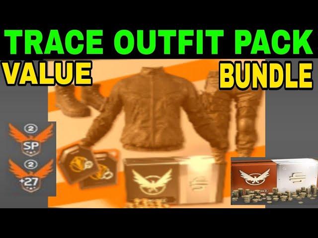 Tom Clancy's Division 2 ( TRACE OUTFIT PACK ) VALUE BUNDLE | SHOWCASE