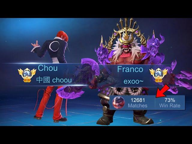 I FINALLY MET THE BEST FRANCO IN RANKED!! (enemy thought he’s using maphack)