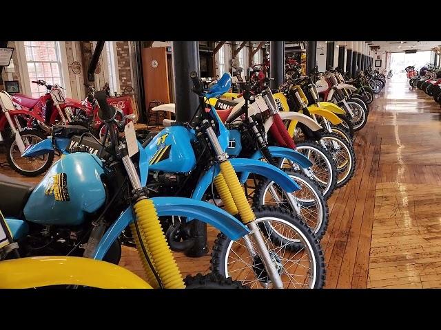 ROWS OF CLASSICS AT THE NEW ENGLAND MOTORCYCLE MUSEUM