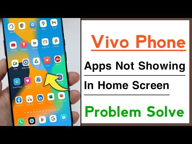 Vivo Phone Apps Not Showing in Home Screen Problem Solve