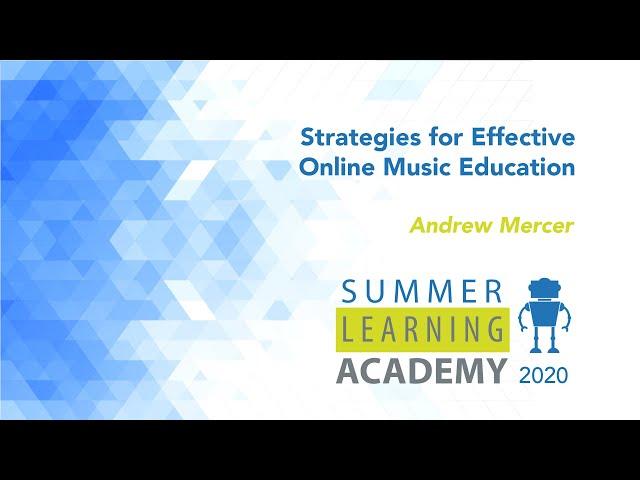 Strategies for Effective Online Music Education