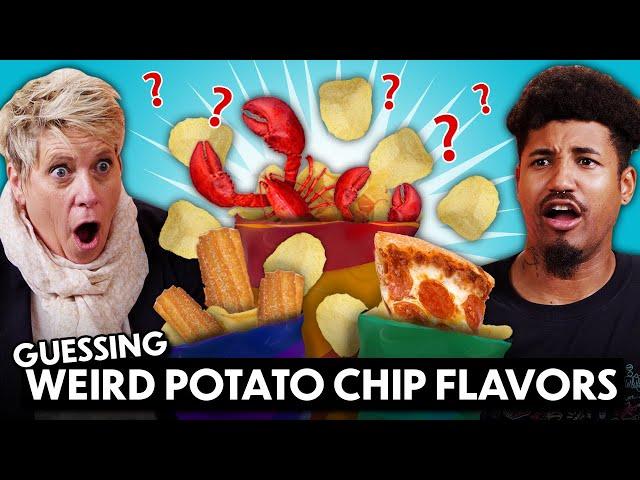 Guess That Weird Chip Flavor! (Lobster, Wasabi, Churro, Onion Soup)