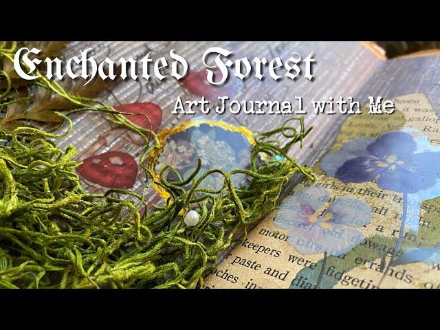 Enchanted Forest ASMR Art Journaling  Fairy Door | Diary Decoration | No Talking