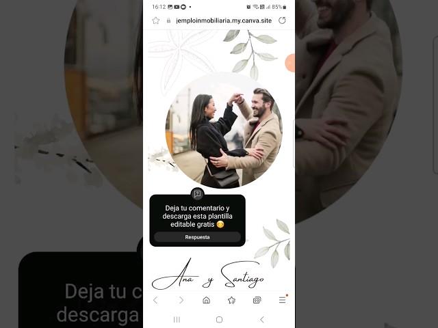 Invitación de Boda  Descarga Plantilla Editable #canva2024 #invitacionboda2024 #plantillas