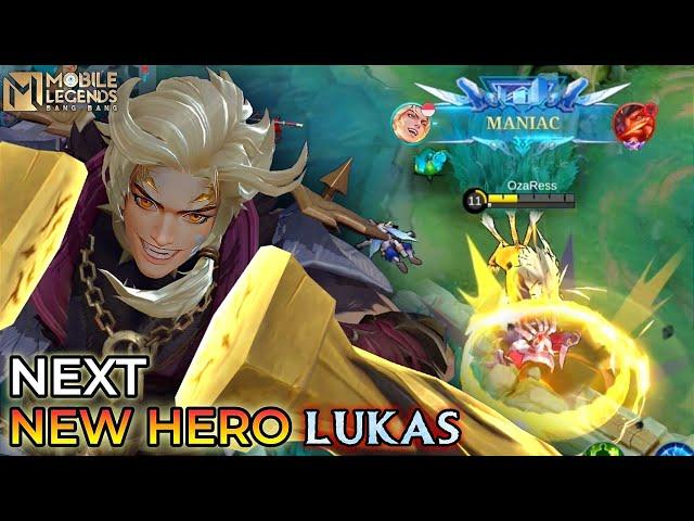 Next New Hero Lukas Gameplay - Mobile Legends Bang Bang