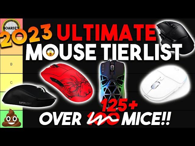 2023 ULTIMATE Gaming Mouse Tier List (OVER 125 MICE)