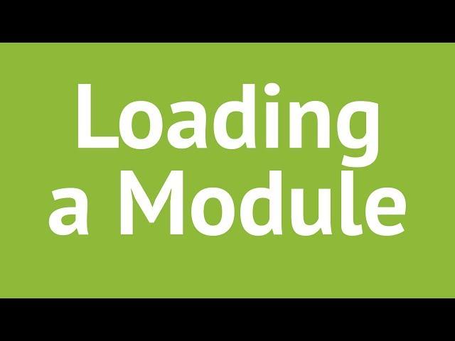 Loading (Requiring) a Module in Node.js