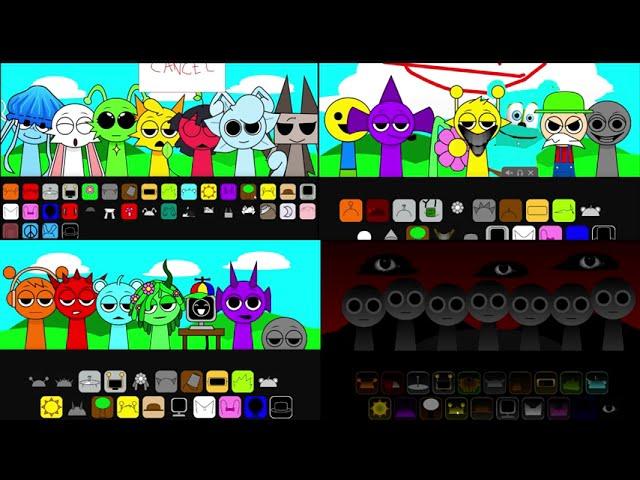 Incredibox Sprunki - Moon & Mushroomsprunkis (fan oc) - Sprunki Ruined Mod - Normal n Evil Updated 