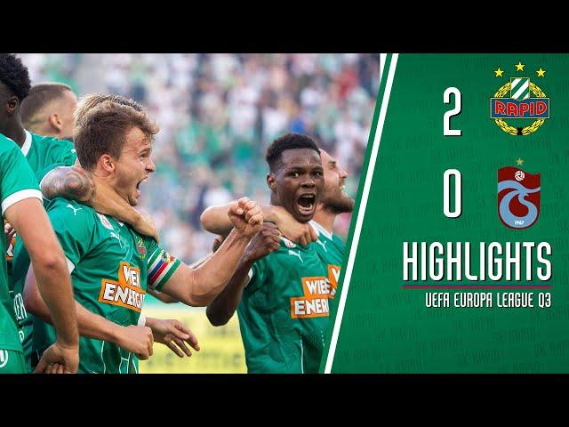 Highlights: SK Rapid - Trabzonspor