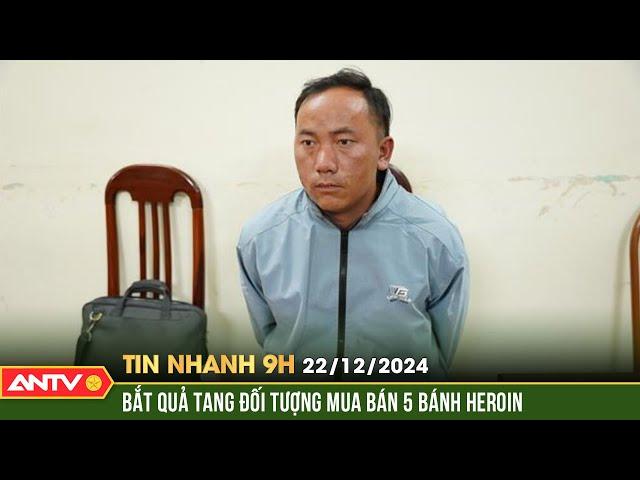 Con nghiện đang giao dịch ma túy thì bị Công an ập bắt | Tin nhanh 9h ngày 22/12 | ANTV