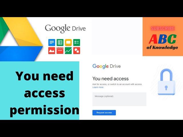 You need Permission to access & request access