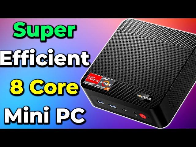 Efficient 8 Core Mini PC! BOSGAME P3 Gaming Ryzen 9 6900HX Dual 2.5GbE LAN 32GB DDR5 & 1TB SSD