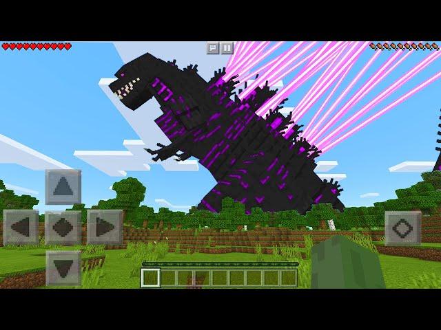 I Found SHIN GODZILLA in Minecraft Pocket Edition...