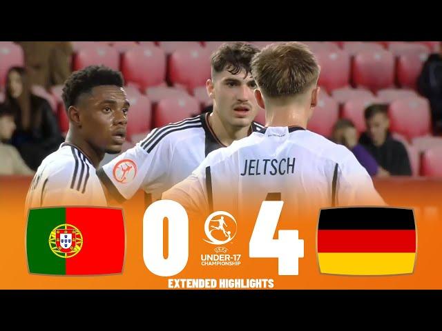 Germany vs Portugal | Highlights | U17 European Championship 17-05-2023