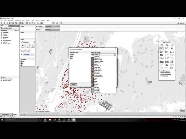 Easy Map Vizualization - Tableau